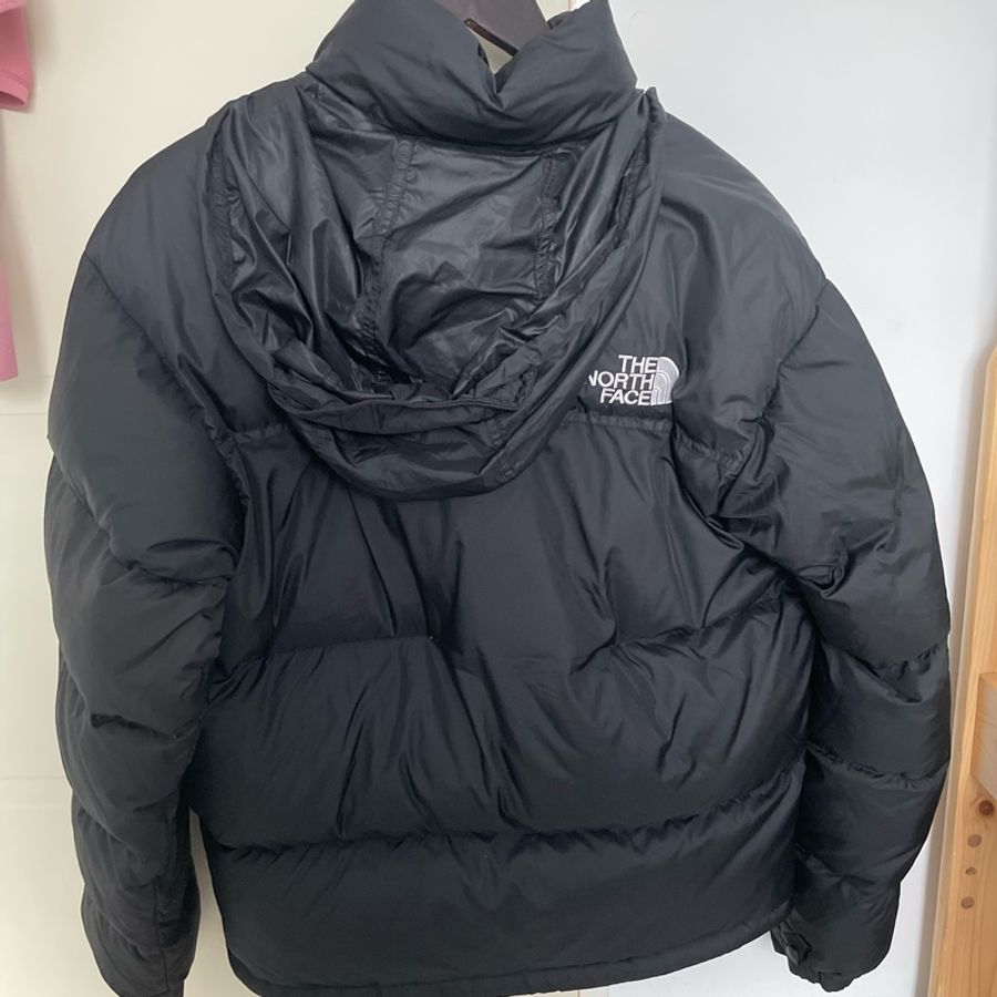 the north face 700羽絨外套黑色s號-6