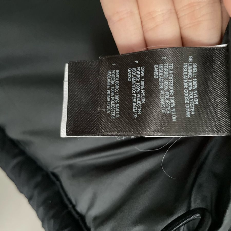 the north face 700羽絨外套黑色s號-8