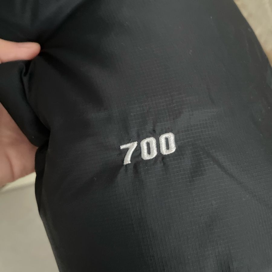 the north face 700羽絨外套黑色s號-13