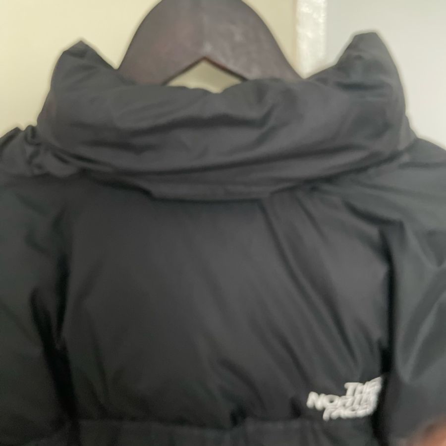 the north face 700羽絨外套黑色s號-14