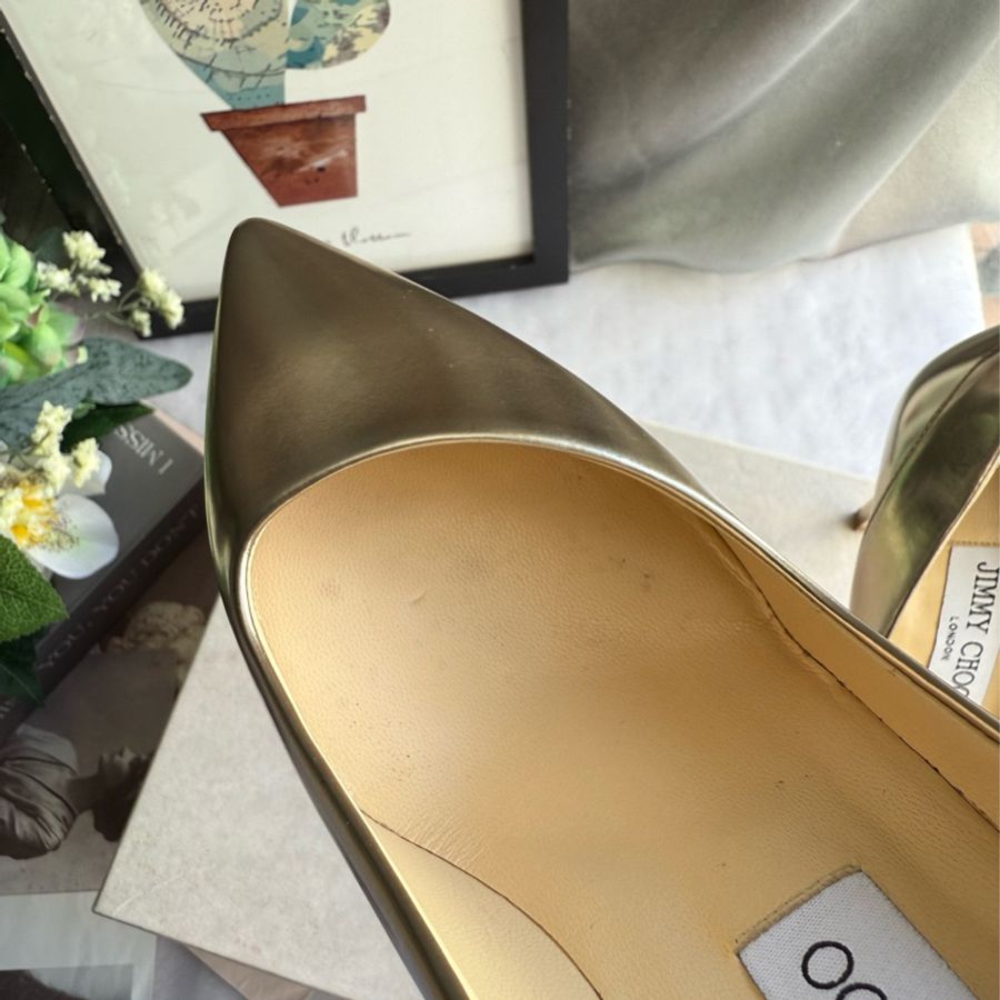 Jimmy Choo RUDY MIM婚鞋(香檳金)-7