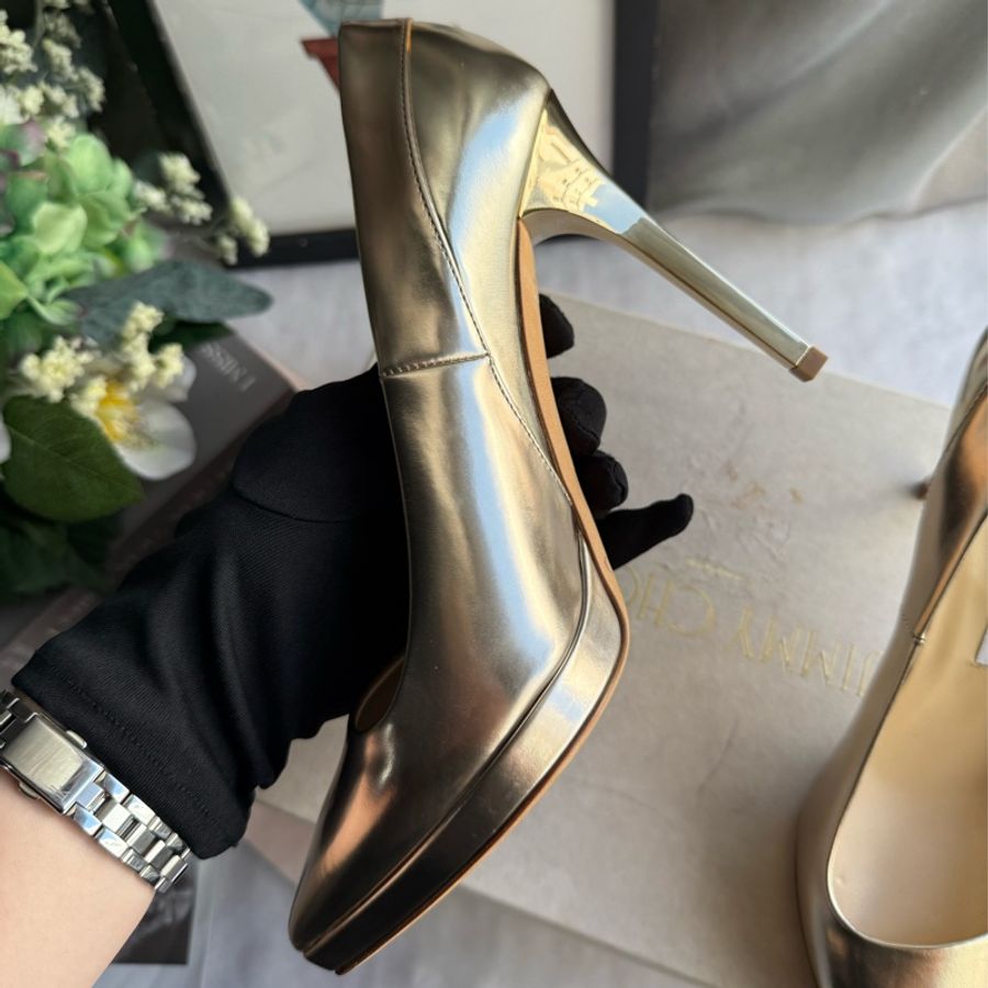 Jimmy Choo RUDY MIM婚鞋(香檳金)-8