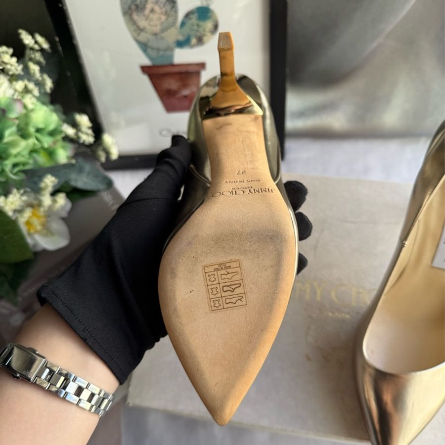 Jimmy Choo RUDY MIM婚鞋(香檳金)-16