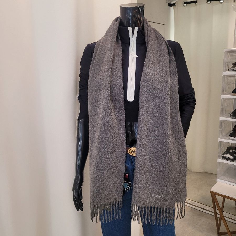 Hermès Cashmere 經典款喀什米爾圍巾-1