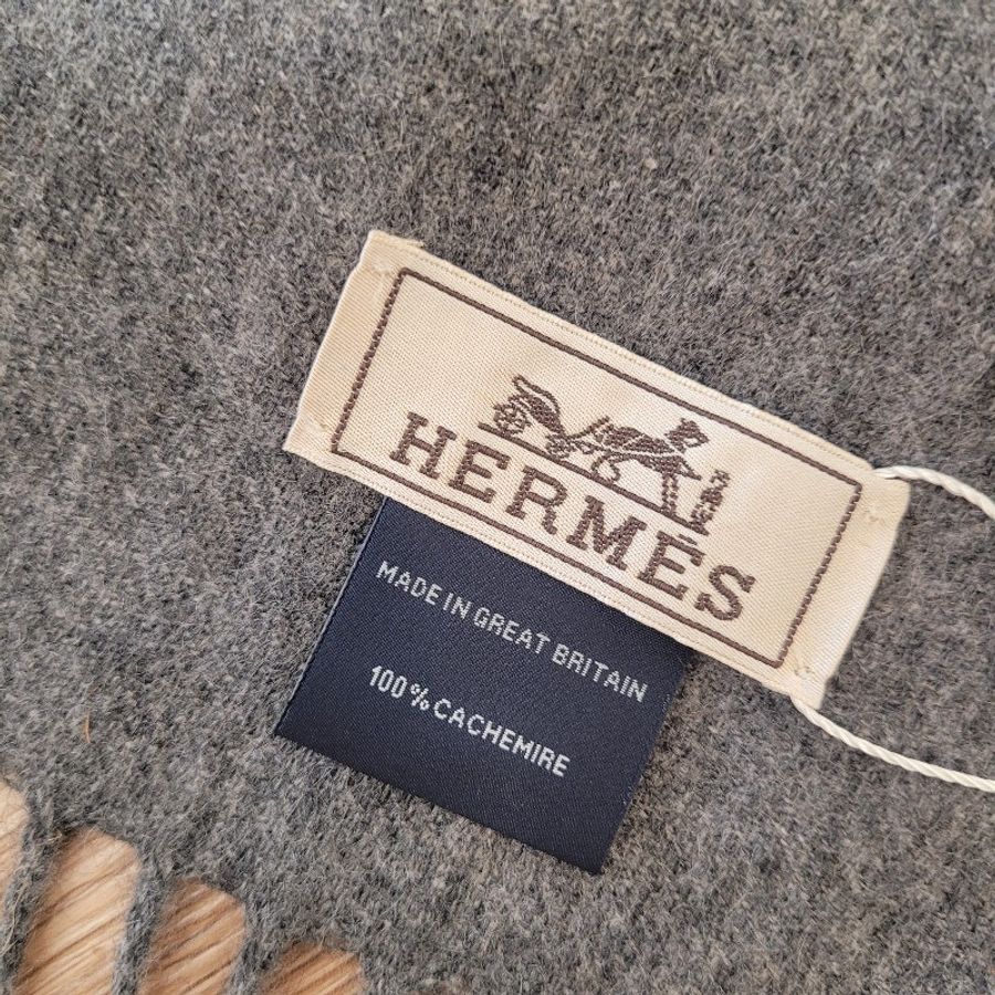 Hermès Cashmere 經典款喀什米爾圍巾-6