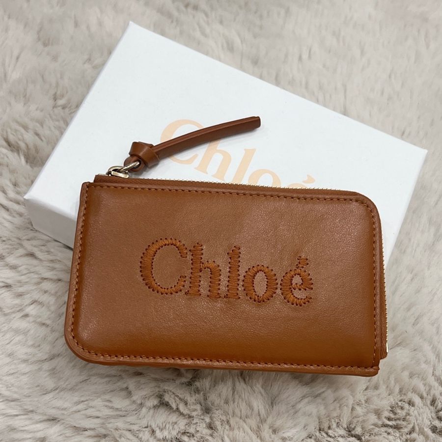 Chloe刺繡卡夾 零錢包-0