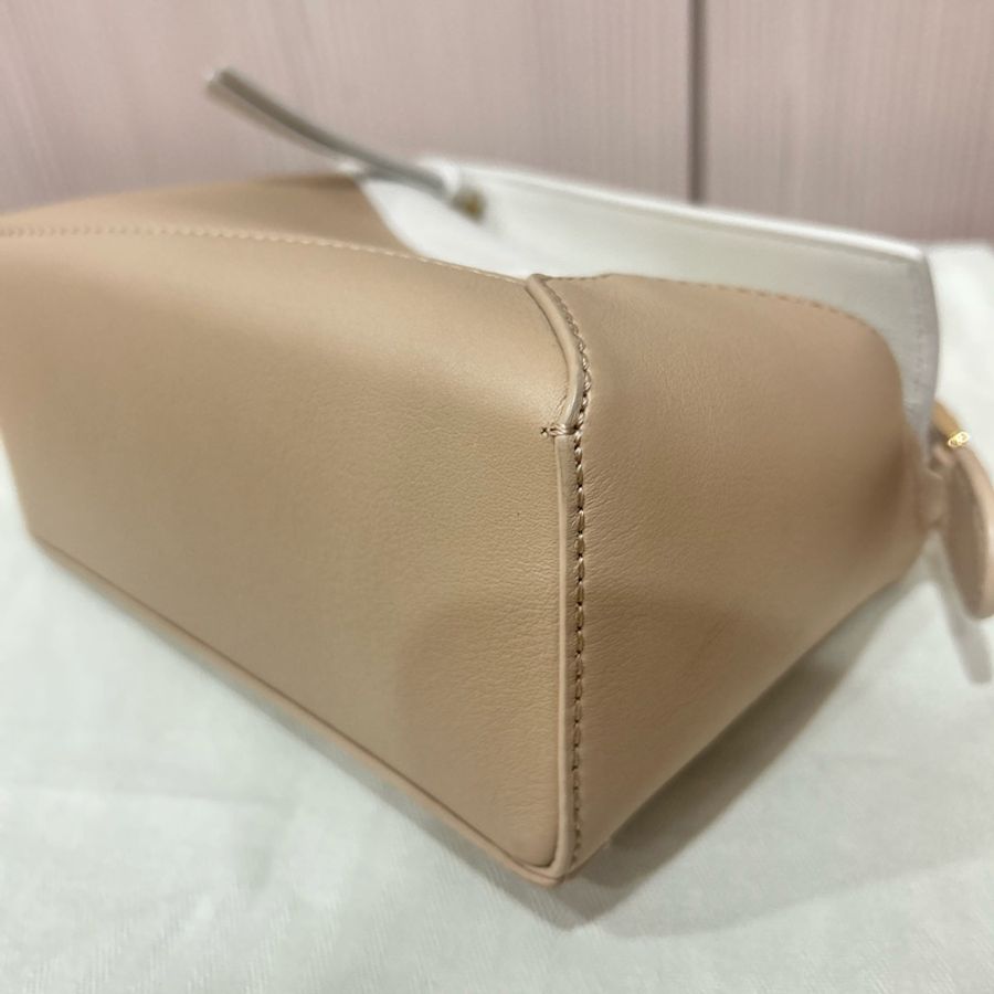 新版 Loewe puzzle mini 奶茶棉花糖拼色 拼圖包 95新-3