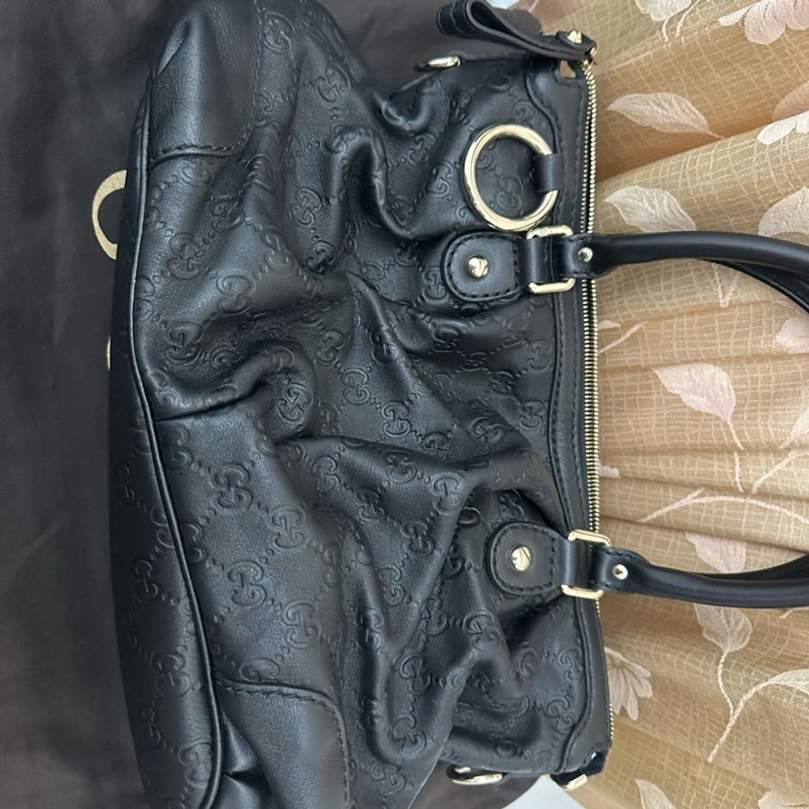 GUCCI 經典老花 手提包 肩背包 咖啡色-6