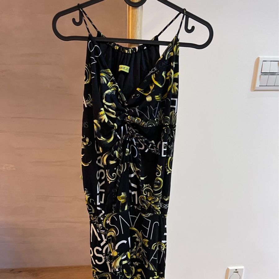 VERSACE JEANS Sukienka  長洋裝 細肩帶洋裝 洋裝 裙裝-3