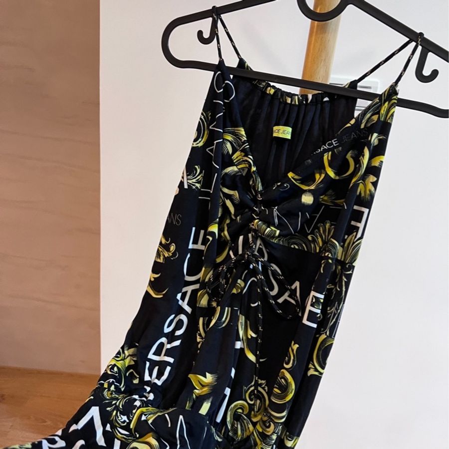 VERSACE JEANS Sukienka  長洋裝 細肩帶洋裝 洋裝 裙裝-6