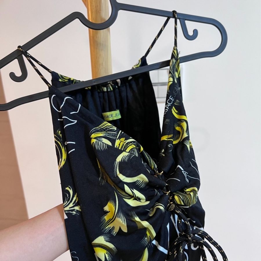 VERSACE JEANS Sukienka  長洋裝 細肩帶洋裝 洋裝 裙裝-7