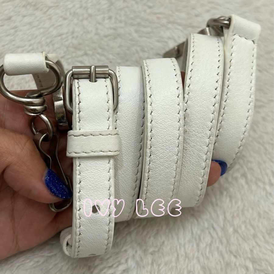 BALENCIAGA 巴黎世家 476975 字母LOGO三角小牛皮手提包 肩背包 手提包 二手精品-8