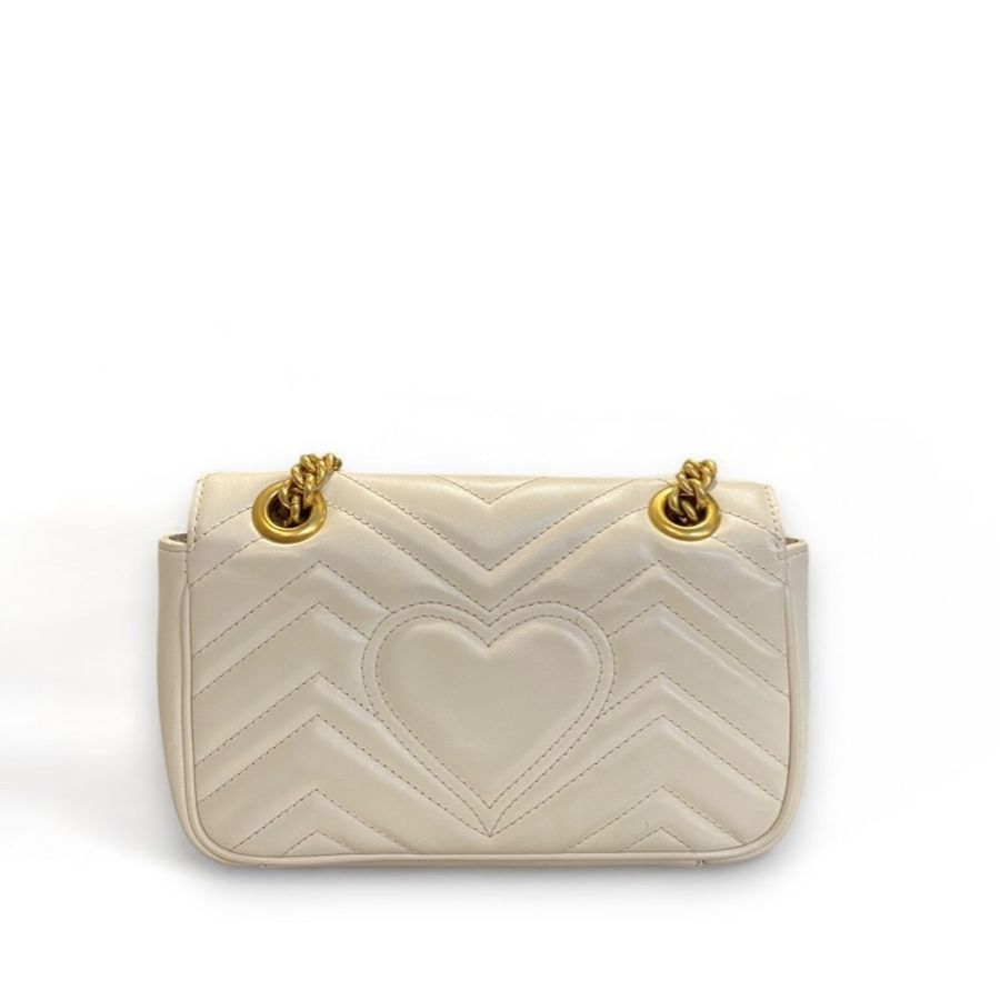 Gucci 米白色牛皮marmont-6