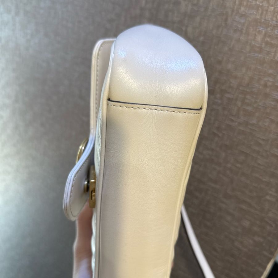 Gucci 米白色牛皮marmont-9