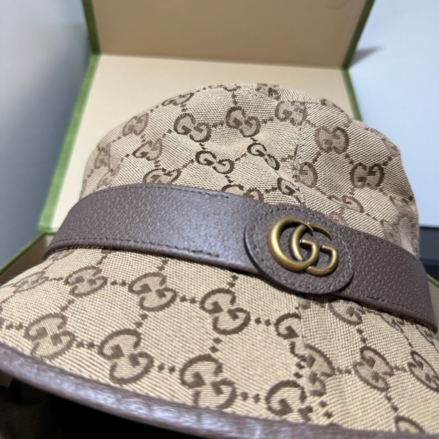 Gucci 漁夫帽 經典logo s碼-2