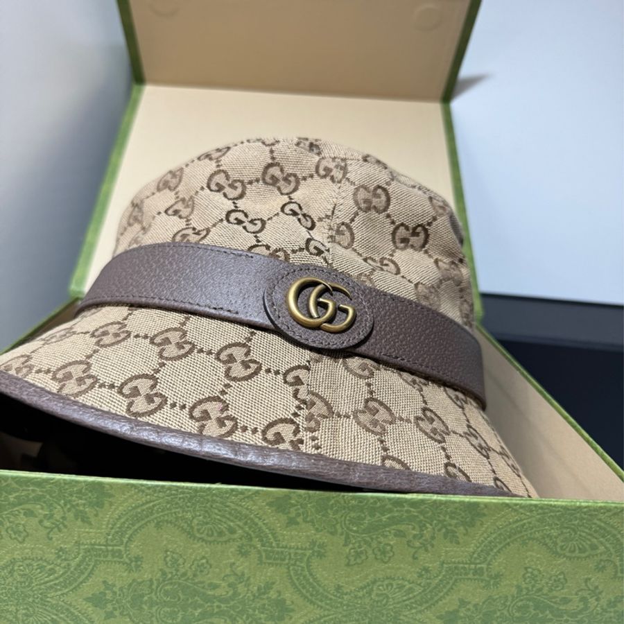 Gucci 漁夫帽 經典logo s碼-3