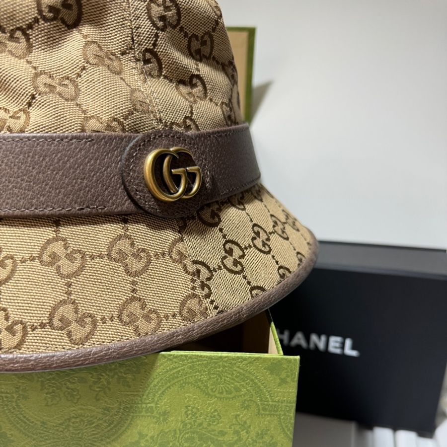 Gucci 漁夫帽 經典logo s碼-4