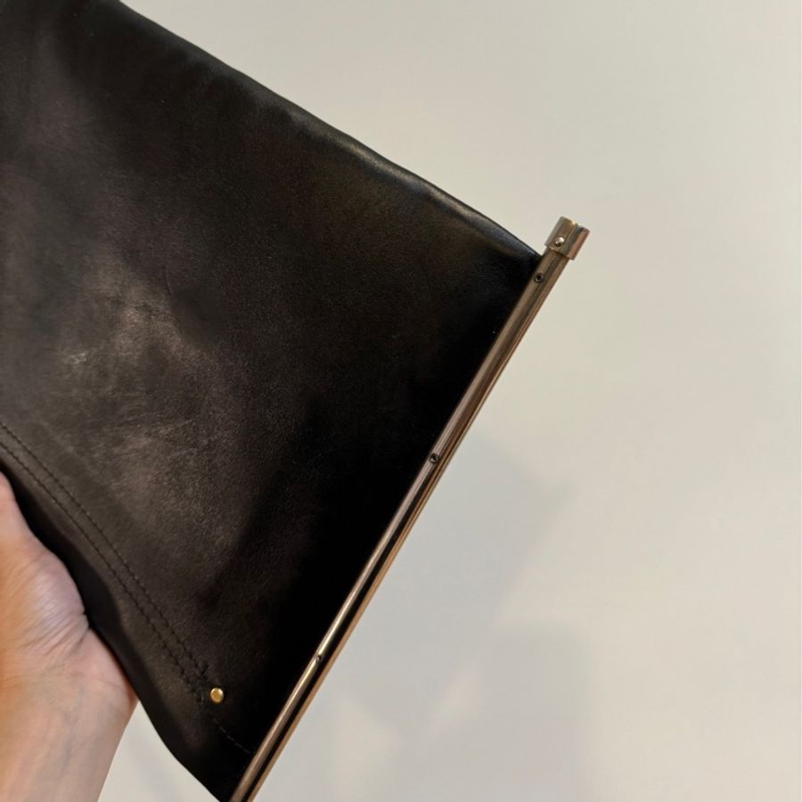 Chloe Medium Quilted Roy Clutch Bag 黑色 肩背包 斜背包 手提包-9