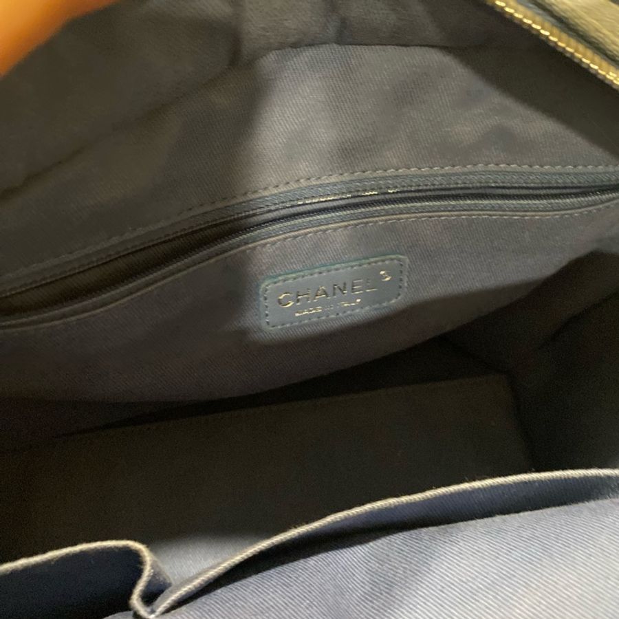 Chanel 丹寧保齡球包-7