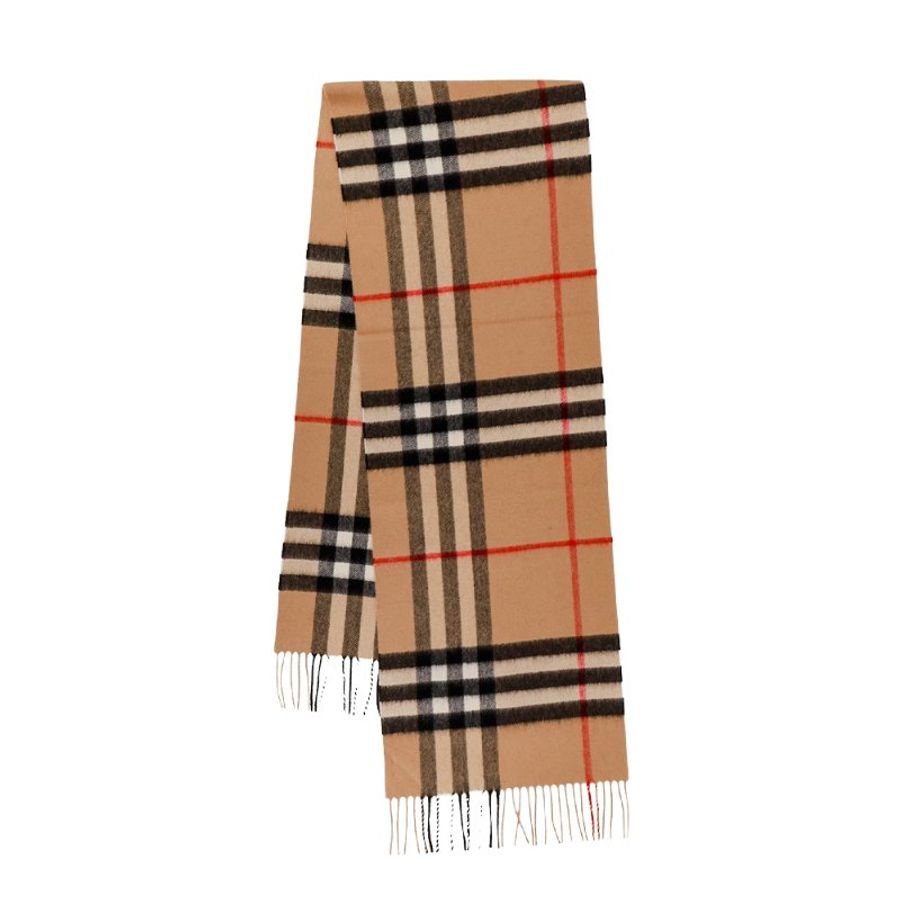 Burberry The Classic Check Cashmere Scarf for Unisex in Archive Beige (8076576-Archive_Beige)-1