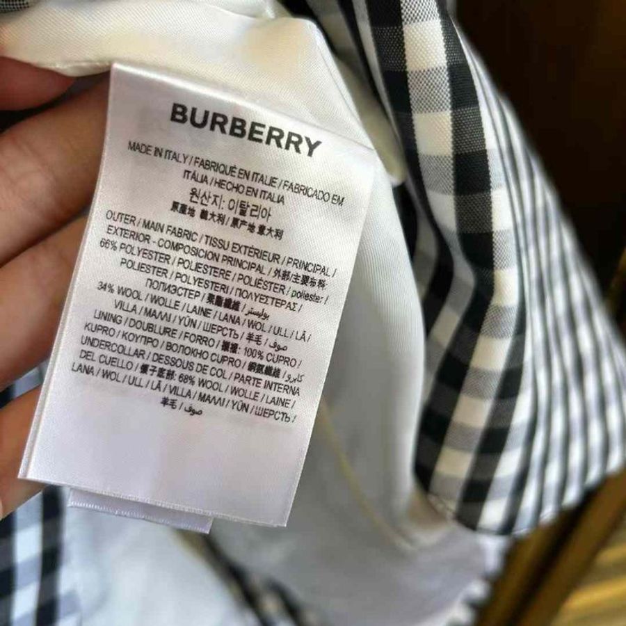 Burberry 秀款西裝外套uk4 S號 清洗一下非常新-2