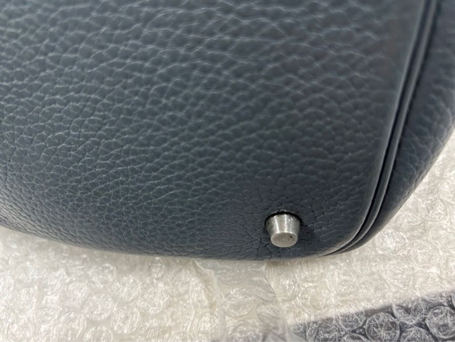 《初》 Hermes 霧霾藍銀釦菜籃子Picotin 22 MM-14