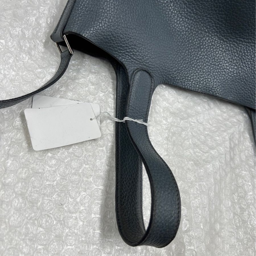 《初》 Hermes 霧霾藍銀釦菜籃子Picotin 22 MM-17
