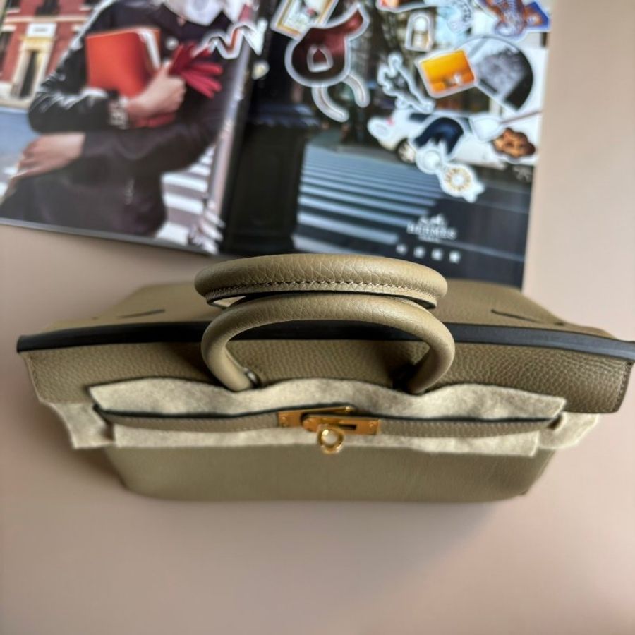 割愛釋出::HERMES:: BIRKIN 25 柏金 新色8Q馬爾法米色-2