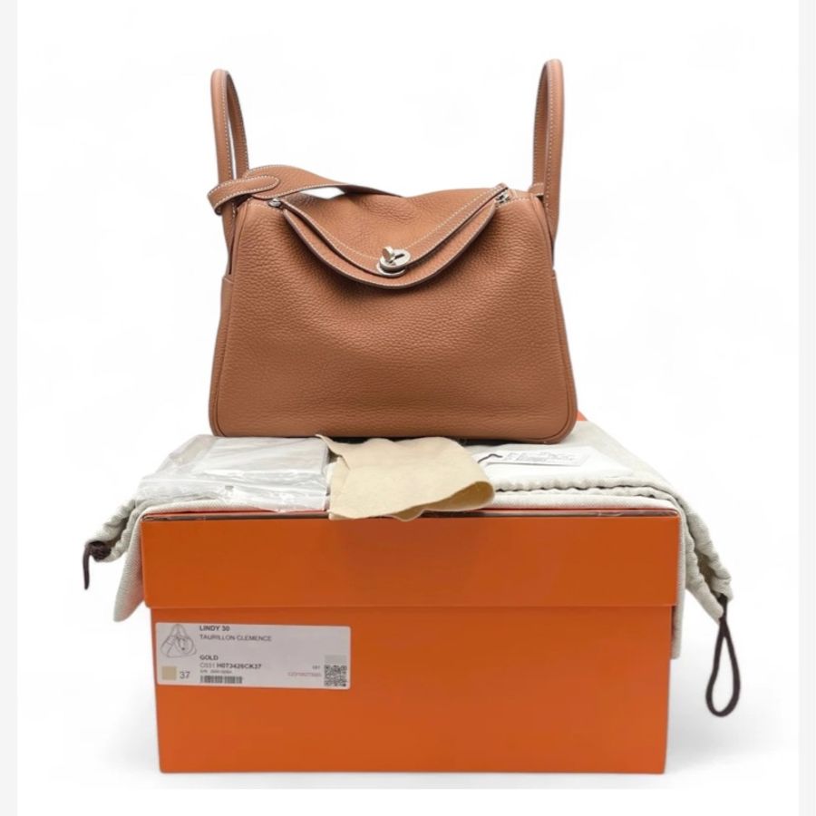 Hermes Lindy 30 棕色 銀扣（找顏色請訊息✉️😊）-6