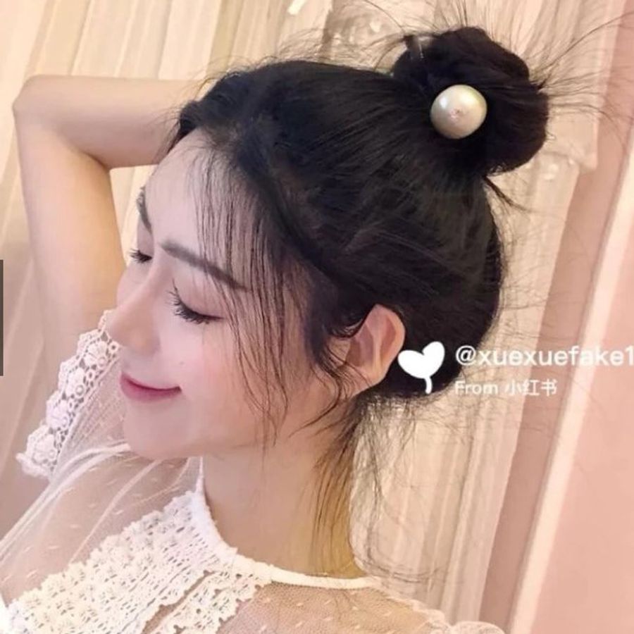 CHANEL 香奈兒 大珍珠 髮圈 髮束 髮飾 手環-5