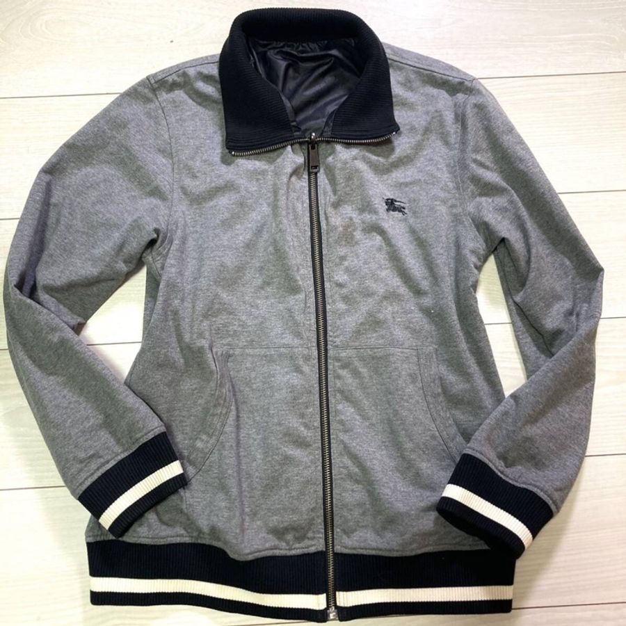 戰馬刺繡Burberry 兩用夾克(藍/M)-6