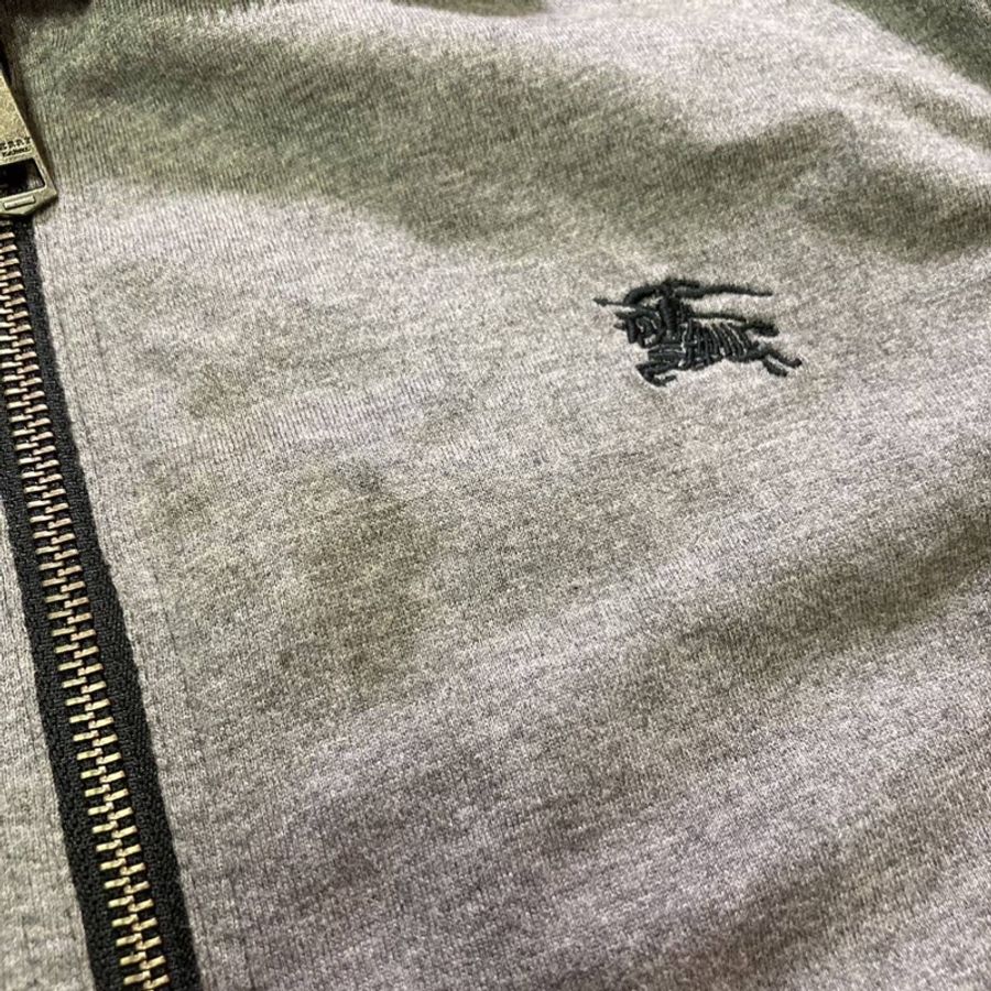 戰馬刺繡Burberry 兩用夾克(藍/M)-16