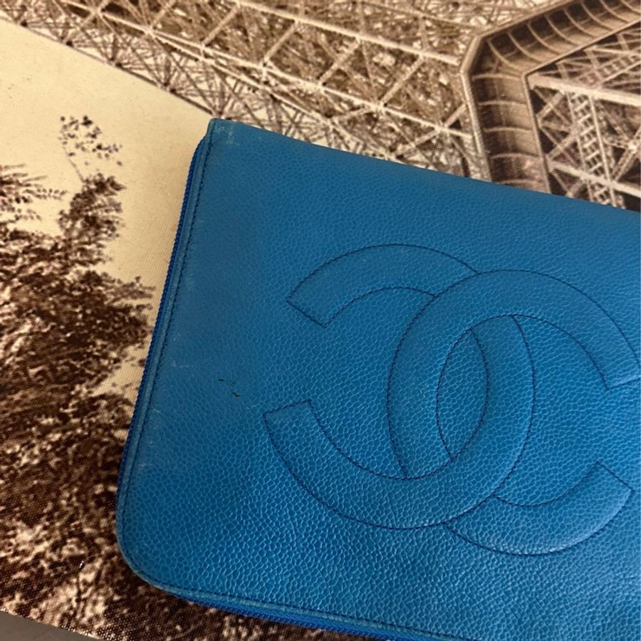 Chanel 21.5cm 古董包 手提包 荔枝皮包 錢包 ic-5