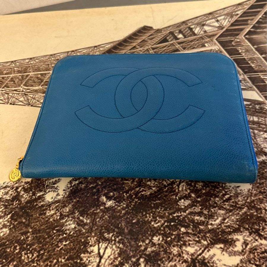 Chanel 21.5cm 古董包 手提包 荔枝皮包 錢包 ic-7