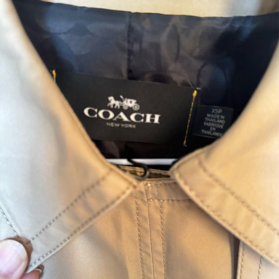 Coach卡其色風衣-7