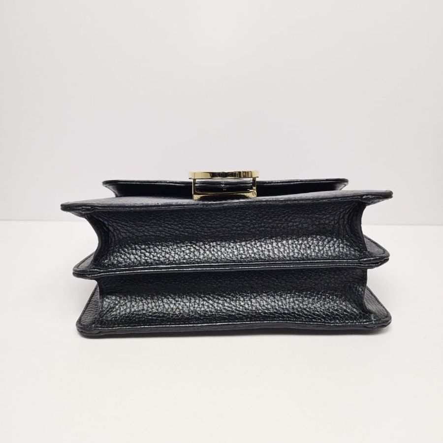 Gucci - GG Interlocking Chain Shoulder Bag黑色-6