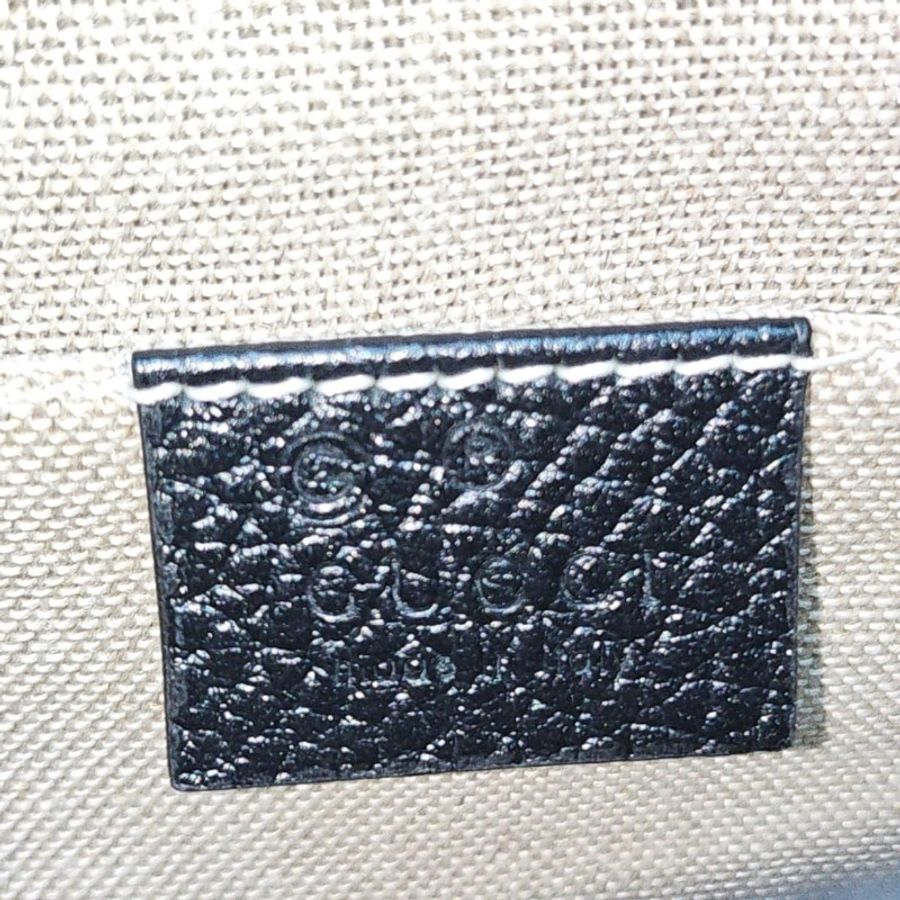 Gucci - GG Interlocking Chain Shoulder Bag黑色-15