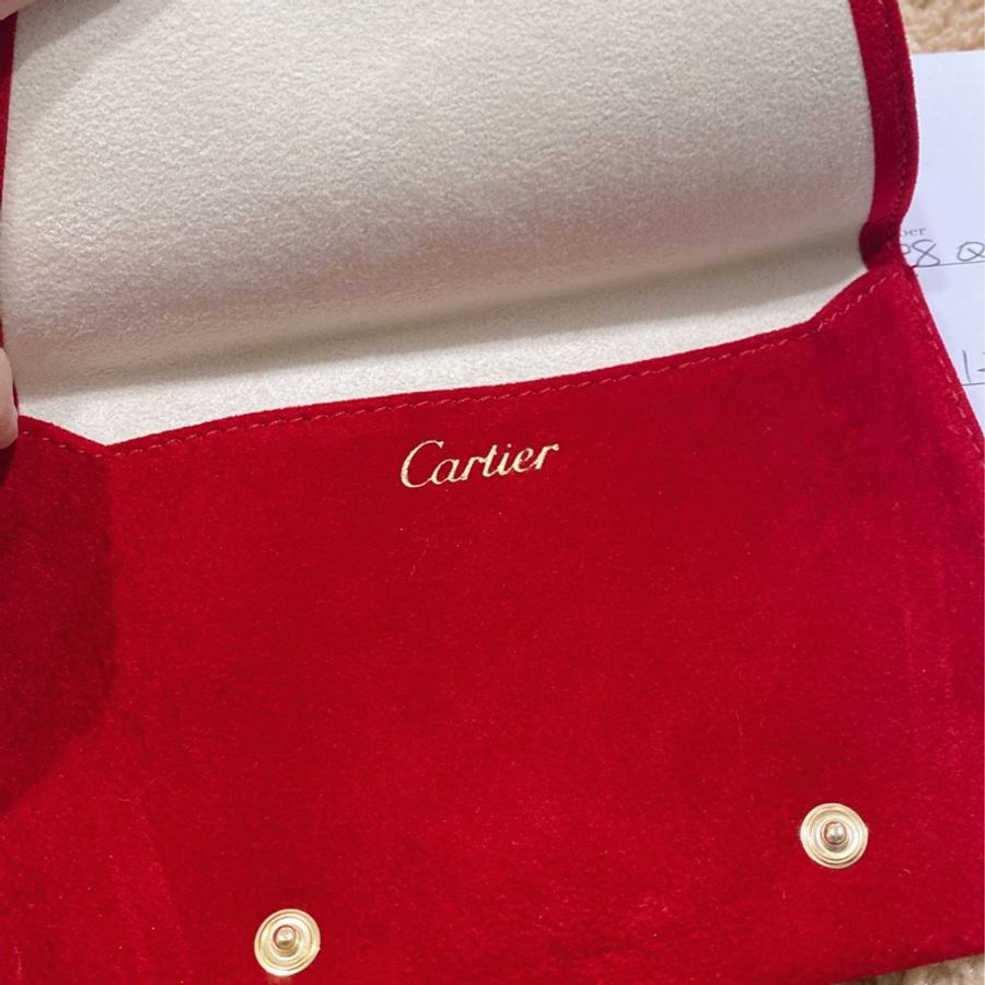 🔆Cartier santos 100 寶寶粉原廠皮革錶帶 自動上鏈 附保卡 附品牌絨布袋 附盒 附小冊子-31