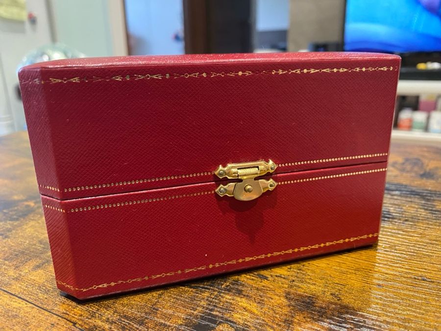 🔆Cartier santos 100 寶寶粉原廠皮革錶帶 自動上鏈 附保卡 附品牌絨布袋 附盒 附小冊子-15