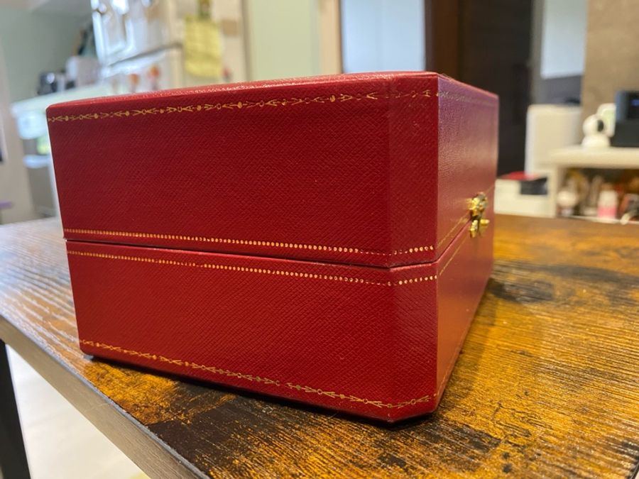 🔆Cartier santos 100 寶寶粉原廠皮革錶帶 自動上鏈 附保卡 附品牌絨布袋 附盒 附小冊子-16