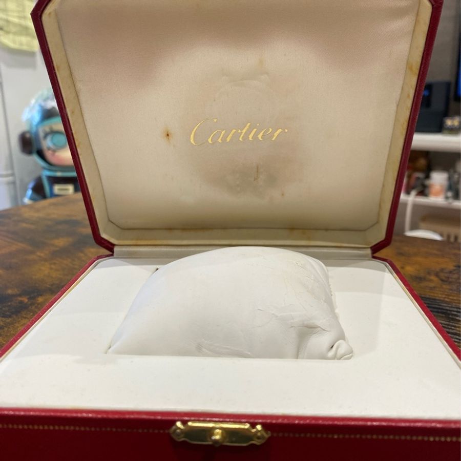 🔆Cartier santos 100 寶寶粉原廠皮革錶帶 自動上鏈 附保卡 附品牌絨布袋 附盒 附小冊子-19