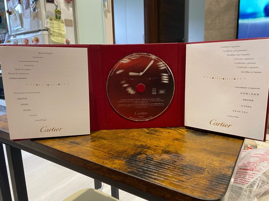 🔆Cartier santos 100 寶寶粉原廠皮革錶帶 自動上鏈 附保卡 附品牌絨布袋 附盒 附小冊子-21