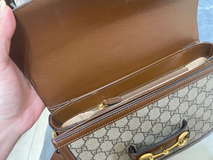 GUCCI HORSEBIT 1955小型肩揹袋 馬銜扣 馬鞍包-10