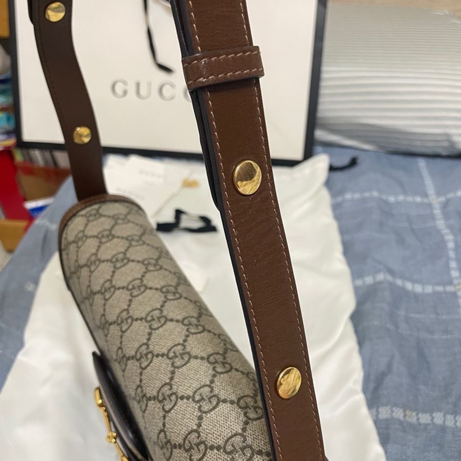 GUCCI HORSEBIT 1955小型肩揹袋 馬銜扣 馬鞍包-26