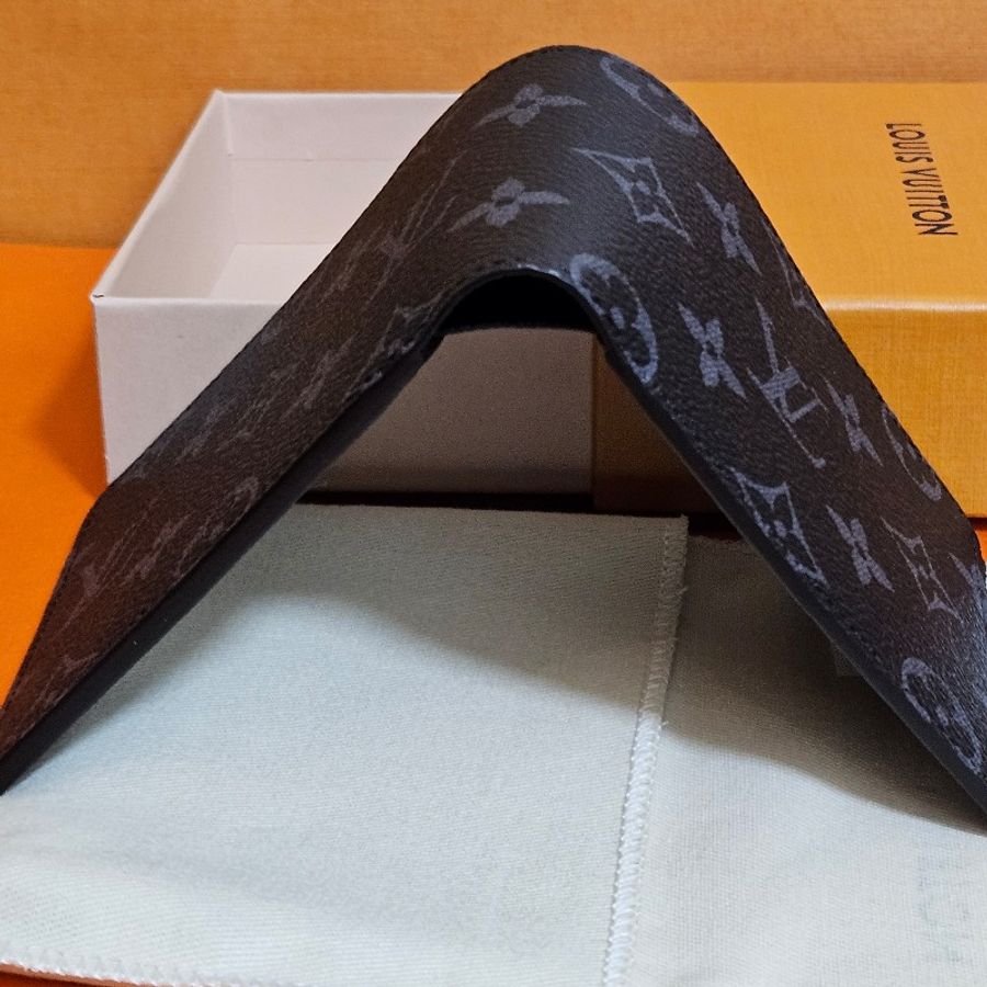 LV 短夾 全新剛帶回 M61695 Multiple 錢包 Louis Vuitton 皮夾 Monogram Eclipse-8