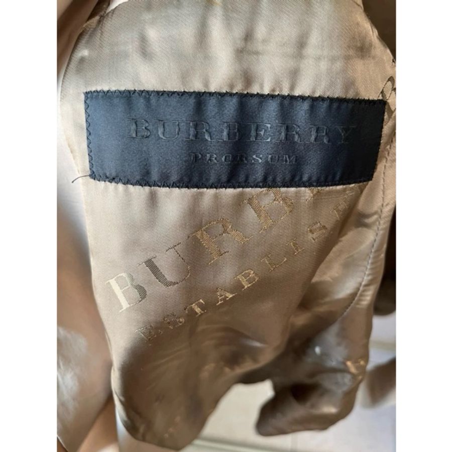 BURBERRY 西駝色裝外套 薄款-3