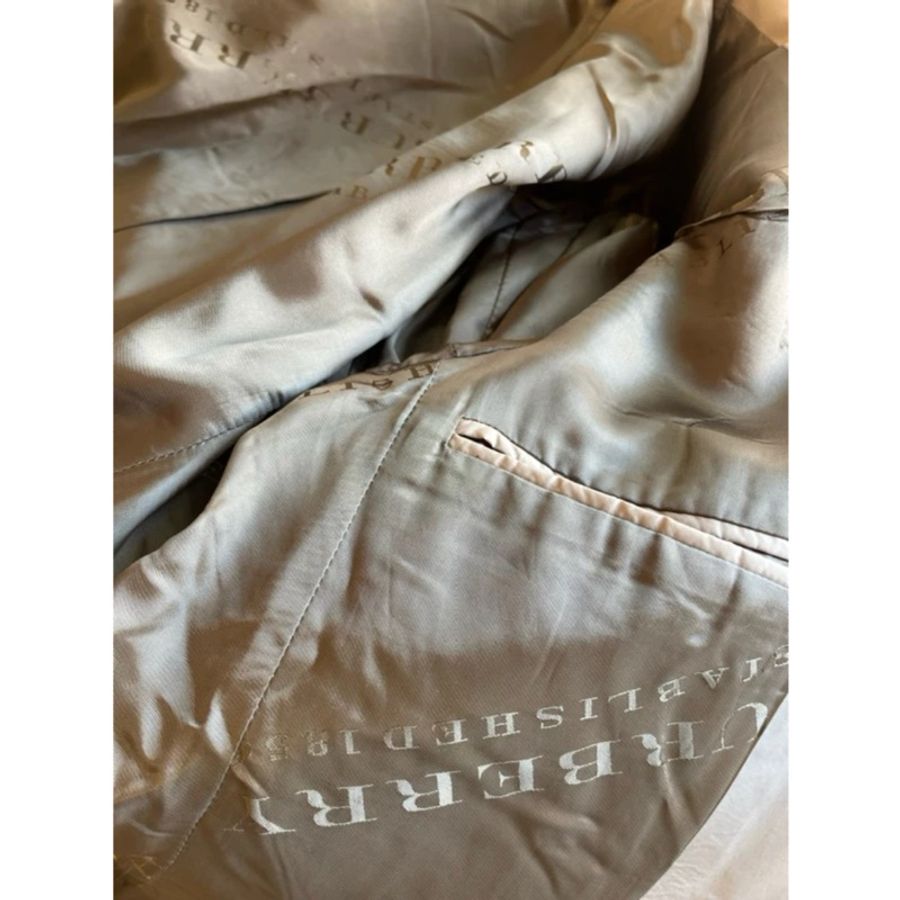 BURBERRY 西駝色裝外套 薄款-9