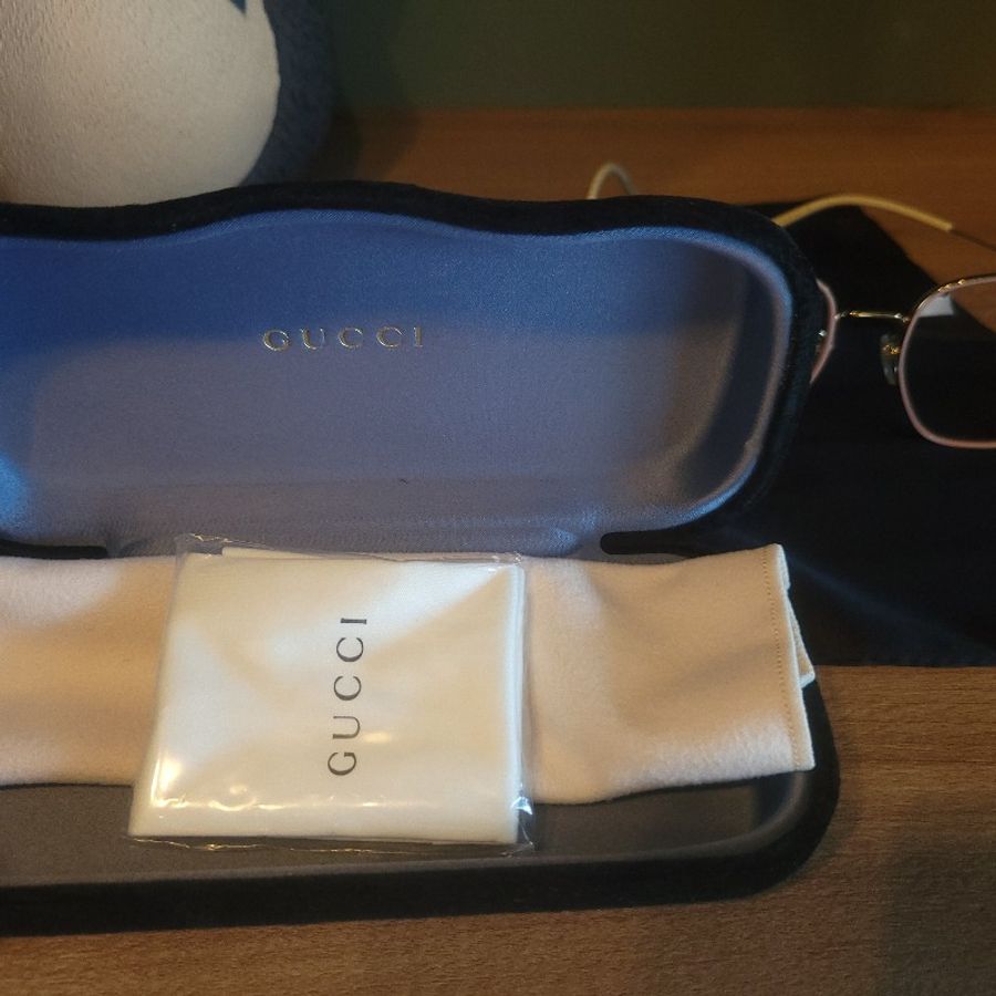 〔降價出清〕Gucci 粉框 光學眼鏡 全新-9