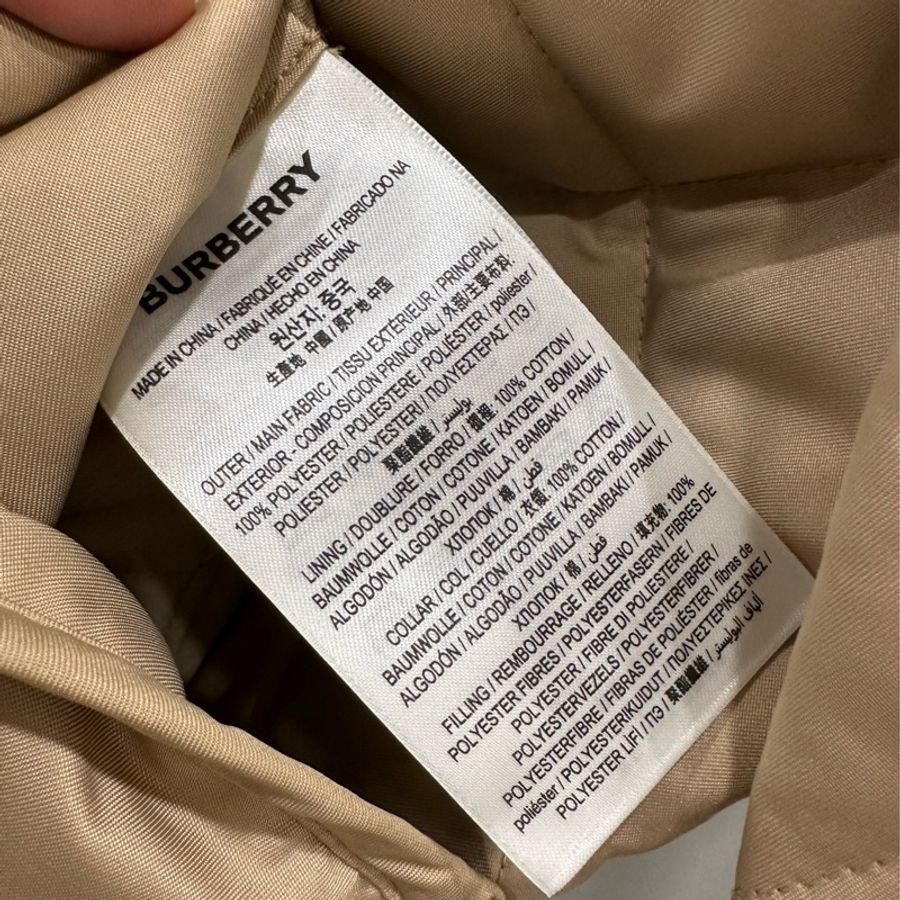 burberry 燈芯絨 翻領 菱格紋 黑科技恆溫 風衣外套 外套 雙面穿 棉外套 夾克 棉外套 防風外套-29