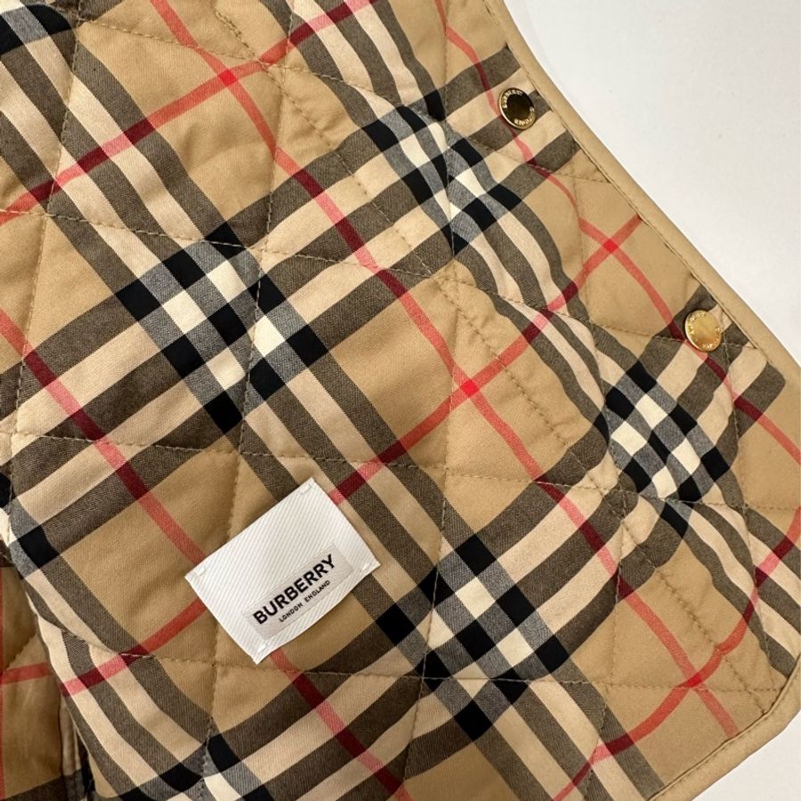burberry 燈芯絨 翻領 菱格紋 黑科技恆溫 風衣外套 外套 雙面穿 棉外套 夾克 棉外套 防風外套-34